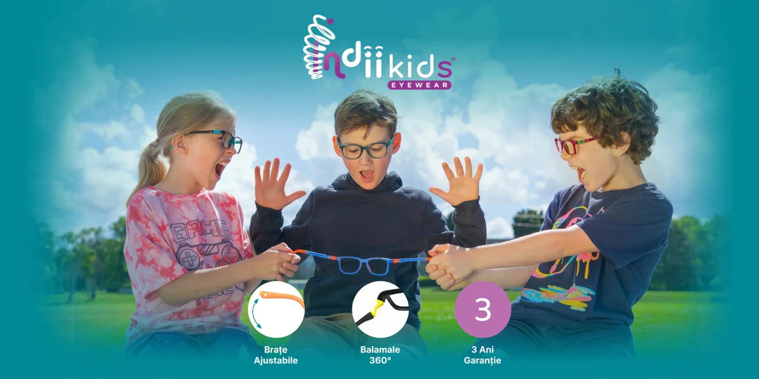 Un nou brand pentru cei mici la Optica Familiei: Indii Kids – ochelari creați special pentru copii