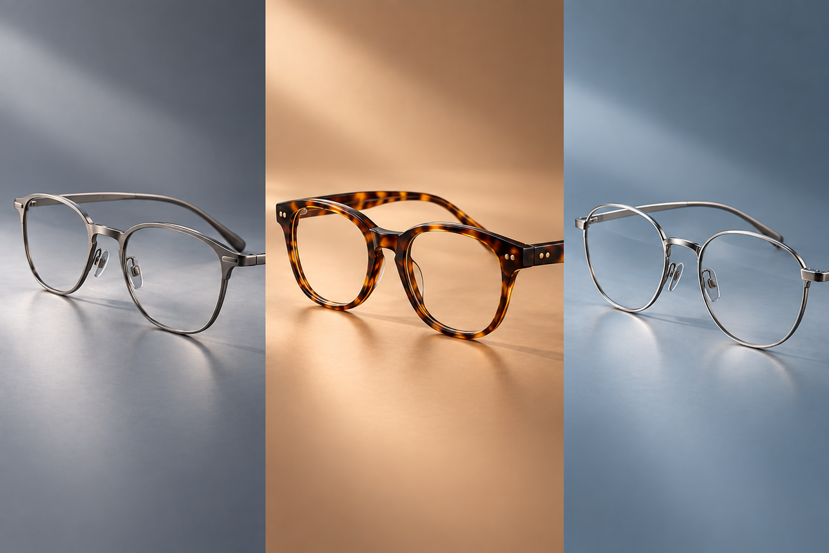 Materiale pentru rame: titan, acetat, oțel – care e cel mai potrivit pentru tine?