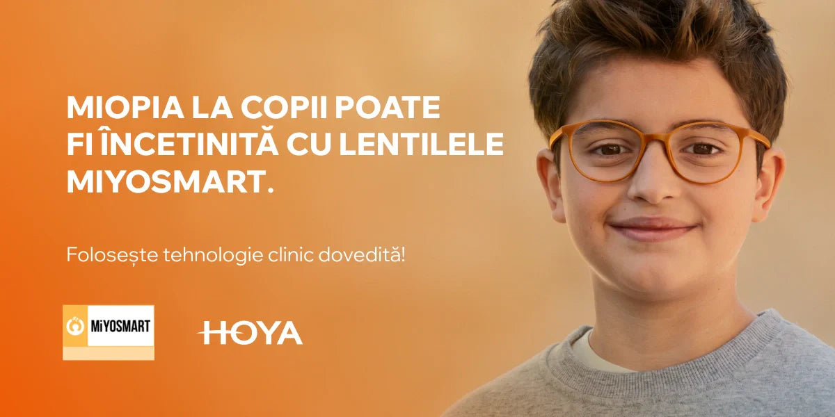 Lentile MiYOSMART – modul inteligent de a trata miopia la copii
