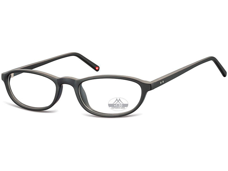 Montana HMR57 +1.50 reading glasses, Matt Black + case