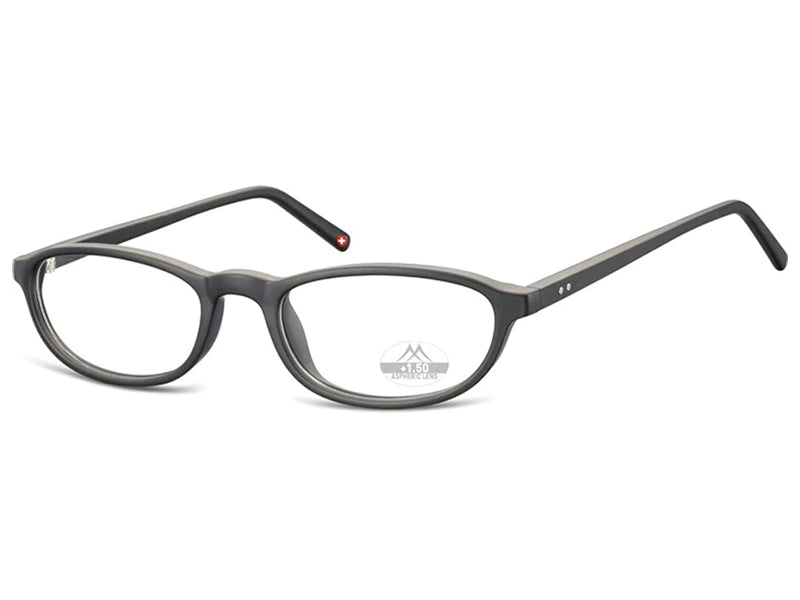 Ochelari de citit Montana HMR57 +3.00, Matt Black + husa