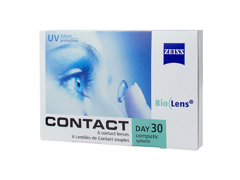 Lentile de contact ZEISS Contact Day 30 Compatic sferice 1 luna N6 (dioptria -4.50)