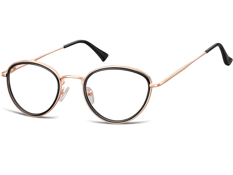 Rama optica Montana MTR-93B-51, pink gold/black, din Metal, p/u femei