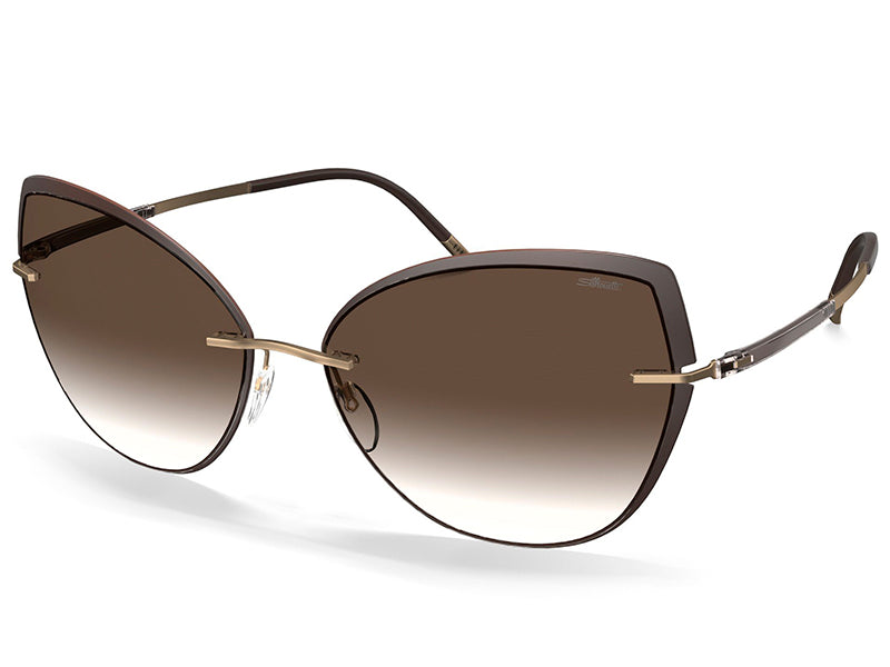 Ochelari de soare Silhouette Ribera 8188/75-6030-00, SPX High-Tech Titanium, p/u femei