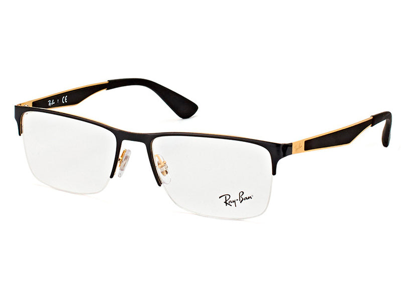 Rama optica Ray Ban RX6335-2890-56, din Metal, p/u barbati