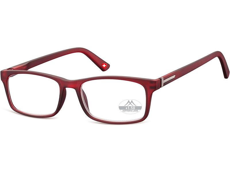 Ochelari de citit Montana HMR73C +2.00, 2025, red, din Acetat, p/u femei + husa