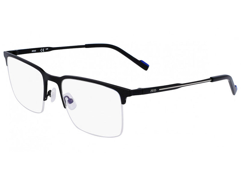 Оправа ZEISS ZS23125-002/53-20, 2024, матовый черный, из титана, для мужчин