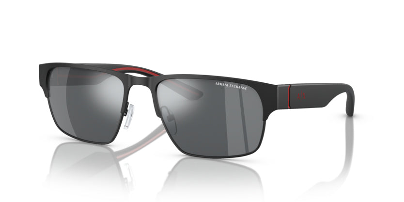 Ochelari de soare Armani Exchange AX2046S-60006G-57, din Metal, p/u barbati