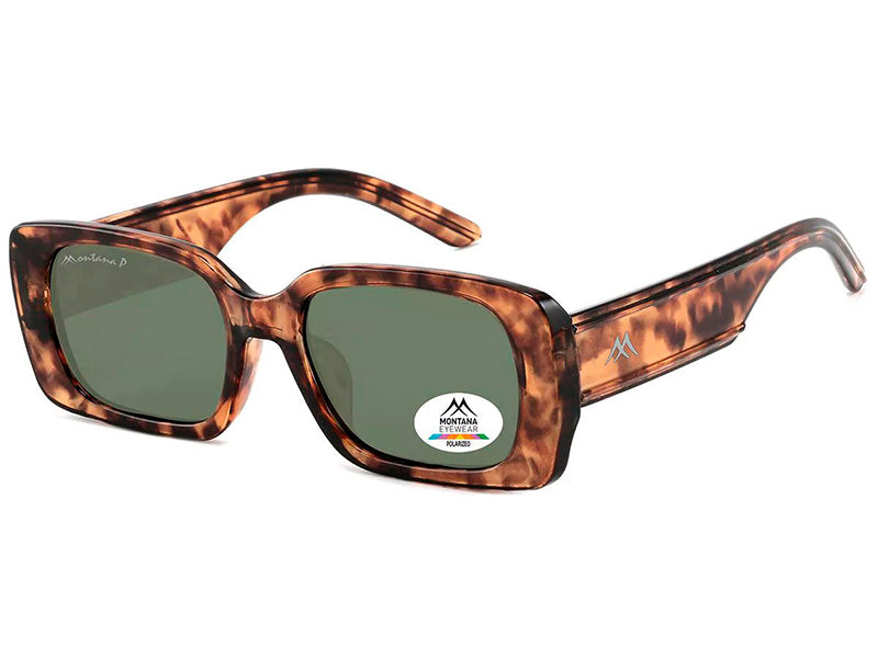 Ochelari de soare Montana MP76B, shiny havanasoft demi, din Acetat, p/u femei + husa moale