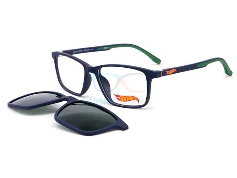 Оправа HOT WHEELS HWCL001 NAVY CLIP-ON 47-15-130, из ацетата, для детей