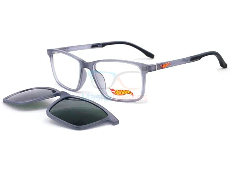 Оправа HOT WHEELS HWCL001 GREY CLIP-ON 47-15-130, из ацетата, для детей