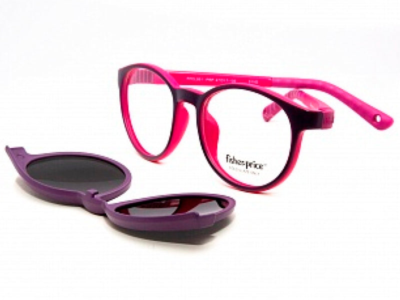 Оправа FISHER PRICE  FPCL001 PRP CLIP-ON 47-17-130, из ацетата, для детей
