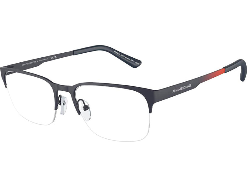 Armani Exchange AX1060-6099-55 optical frame, metal, for men