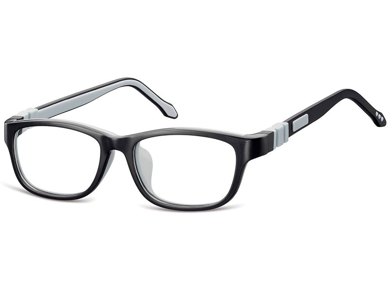 Оправа Montana K5C Black/Grey, из ацетата, для детей + чехол