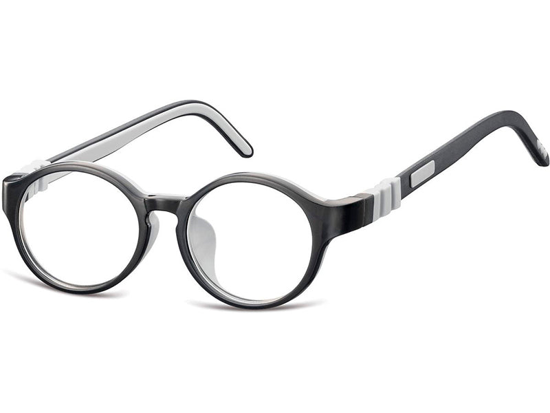 Оправа Montana K7C Black/Grey, из ацетата, для детей + чехол