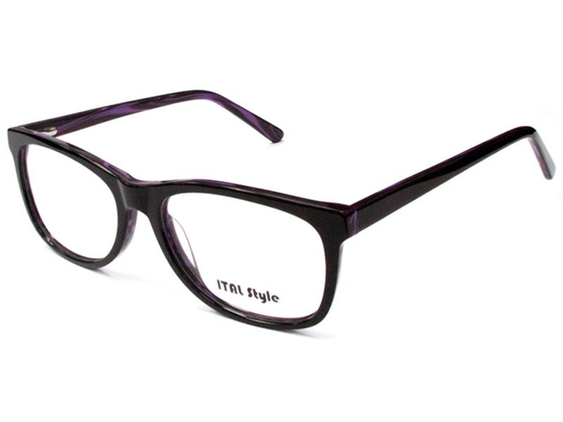 Rama optica Ital Style 2730 C4, 53-17-140, black-purple, 2025, din Acetat, p/u femei