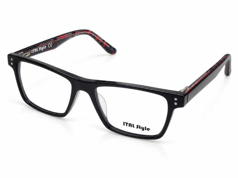 Rama optica Ital Style 2853B C1/negru/51-16-140, p/u barbati