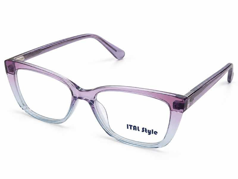 Rama optica Ital Style 2862B C3/gri transparent/52-17-140, p/u femei