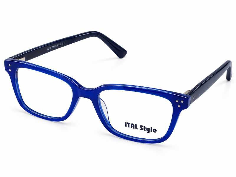 Rama optica Ital Style 2874B C1/albastru/51-18-140, p/u barbati
