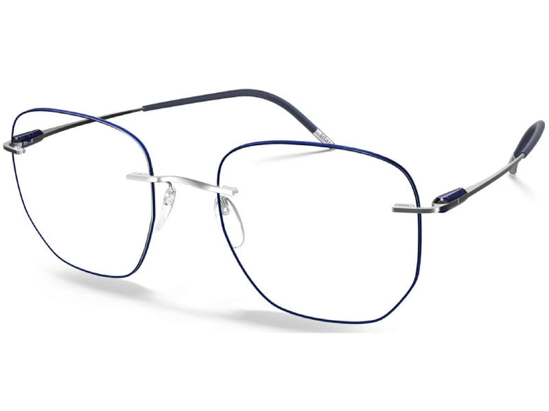 Rama optica Silhouette Purist 5561/MT-6765-55/19,2024, SPX High-tech-Titanium, p/u barbati, Rimless