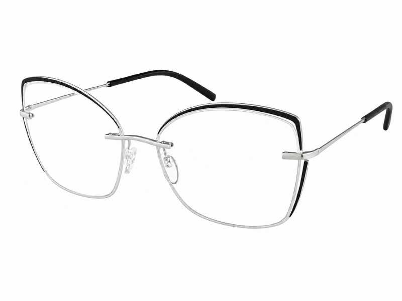 Rama optica Silhouette TMA-Laligne 5568/MJ-6860-56/17, SPX High-tech-Titanium, p/u femei, Halfrim
