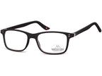 Ochelari de citit Montana MR72 +2.50 2024, black, din Acetat, unisex, dreptunghiular + husa