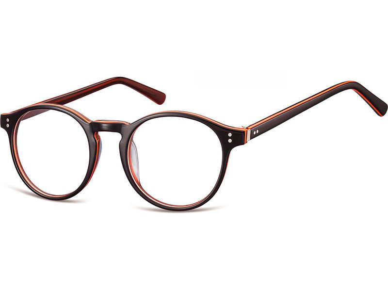 Оправа Montana AM74D-46, 2024, коричневая/оранжевая/прозрачная, из ацетата, для детей