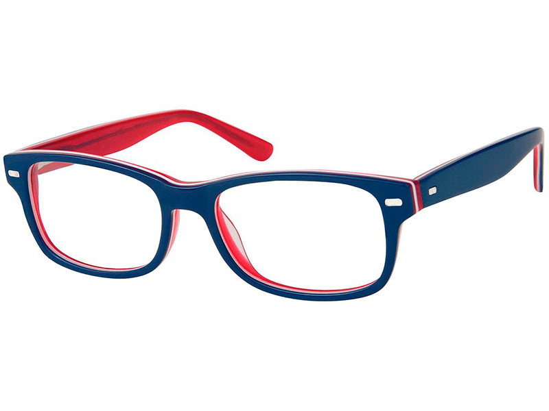 Rama optica Montana AM87A-48, 2024, blue/clear red, din Acetat, p/u copii