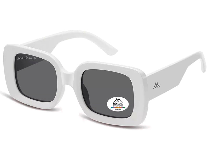 Ochelari de soare Montana MP68D, 2024, white, din Acetat, p/u femei +husa