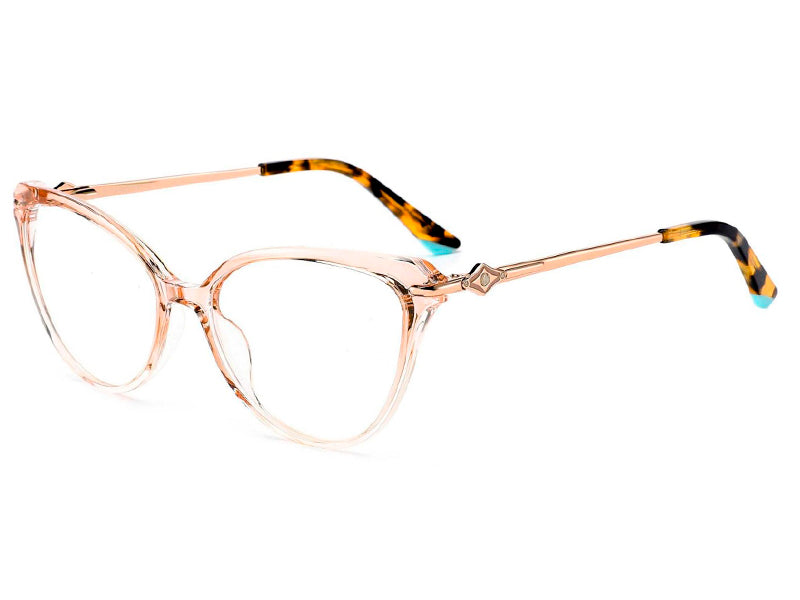 Rama optica Anna Ricci YX0666-53 C5, 2024, gradient brown, din  Acetat, p/u femei