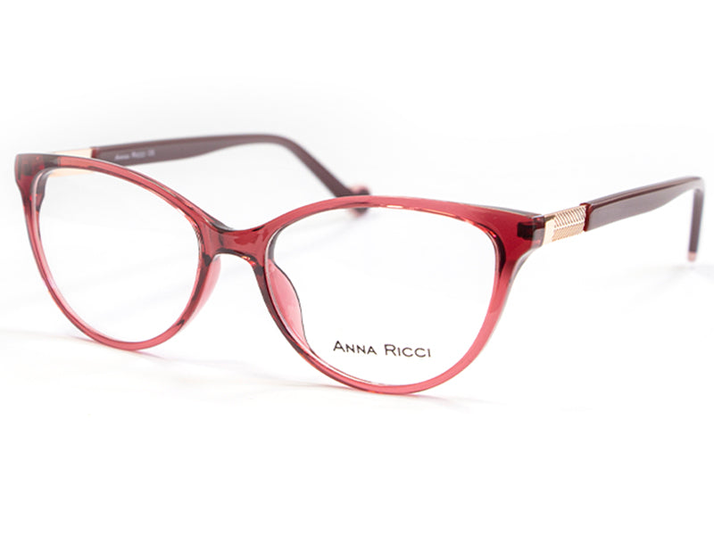 Rama optica Anna Ricci YX0672-52 C2, 2024, red, din  Acetat, p/u femei