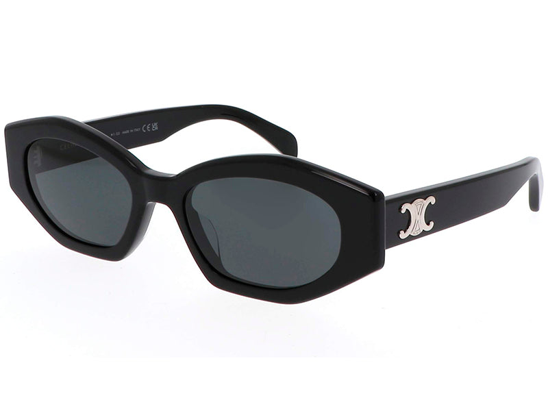 Ochelari de soare Celine Triomphe CL40238U 01A-55, 2024, din Acetat, p/u femei