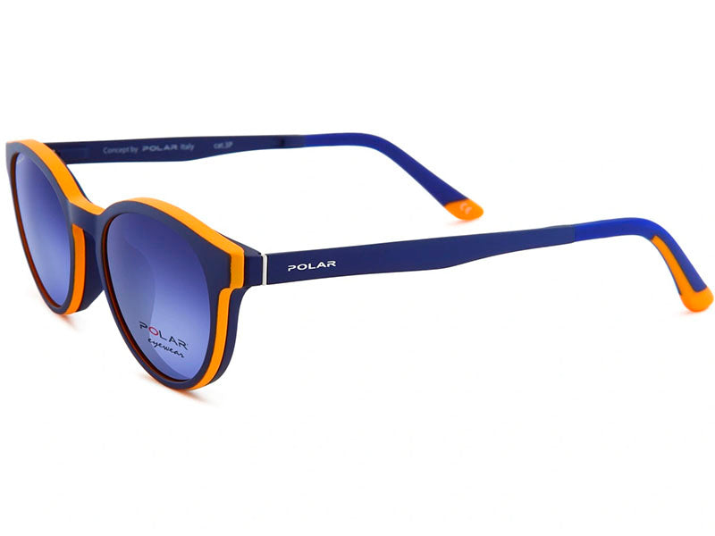 Rama optica Polar Junior 476 col. 48 CLIP-ON, 2024, din Acetat, p/u copii + husa eco