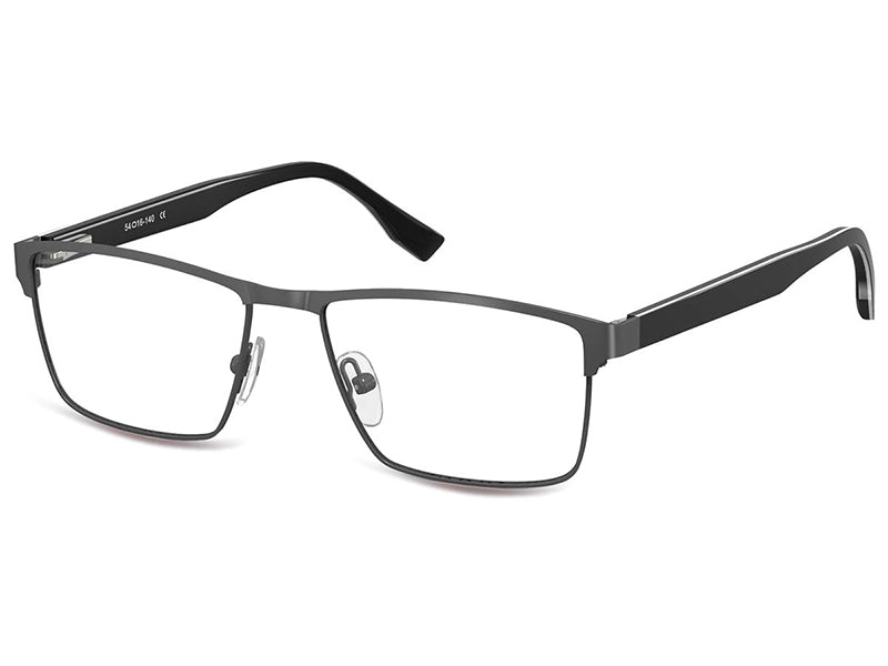 Montana 876B-54 optical frame, 2025, matt gun, metal, for men