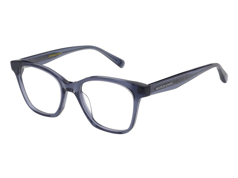 Rama optica SCOTCH & SODA SS3037-915/49-18, crystal navy, 2024, din Acetat, p/u femei