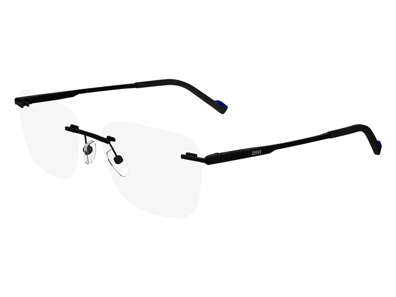 Оправа ZEISS ZS24151A-002/55-18, 2024, матовый черный, из титана, унисекс