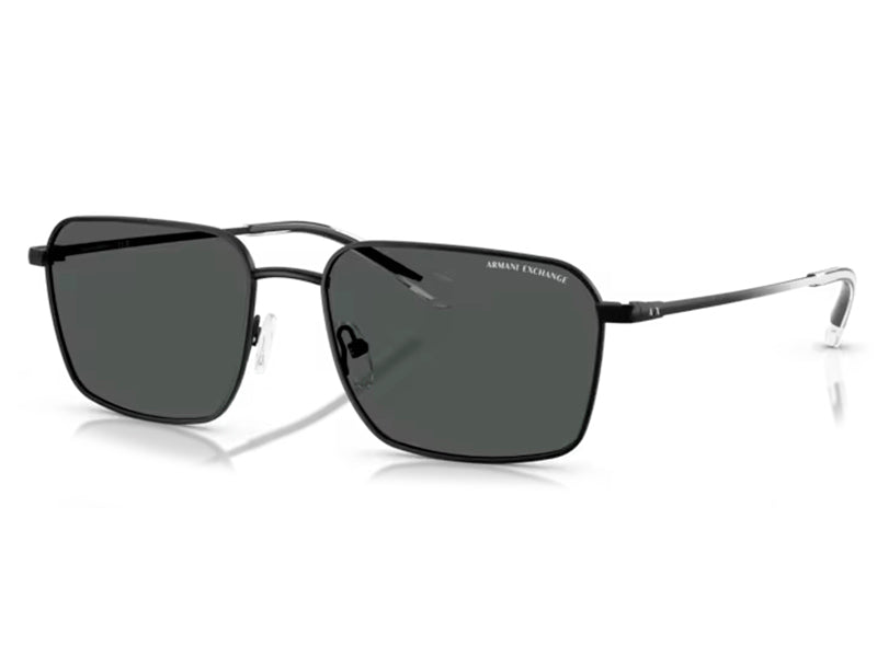 Armani Exchange AX2053S-600087-57 Sunglasses, Metal, for men