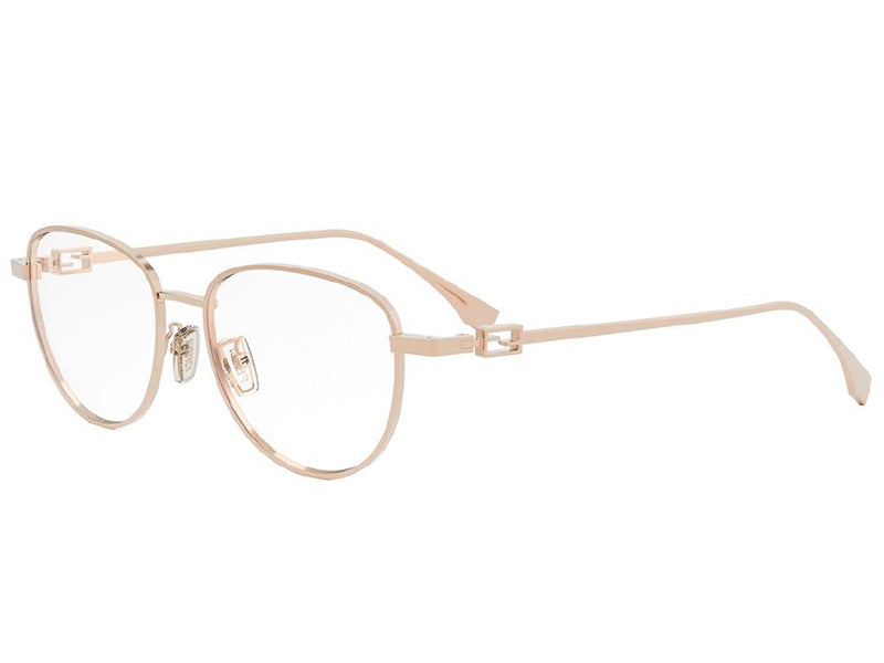 Fendi FE50109F 030-52, 2025 optical frame, metal, for women