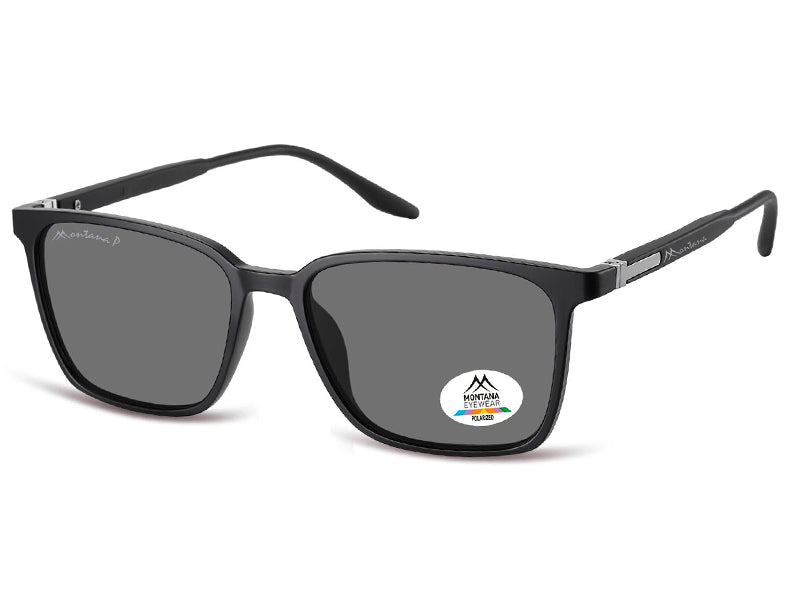 Ochelari de soare Montana MP186, 2025, matt black, din Acetat, p/u barbati + husa moale