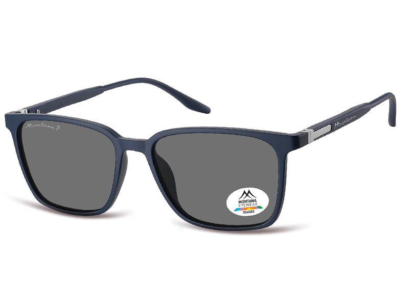 Montana MP186D sunglasses, 2025, matt blue, acetate, for men + soft case