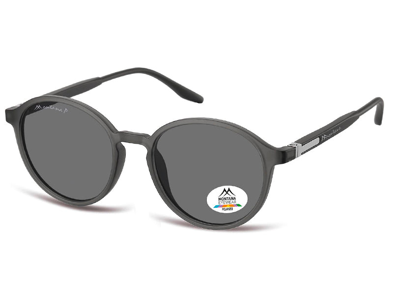 Ochelari de soare Montana MP187E, 2025, matt grey, din Acetat, unisex + husa moale