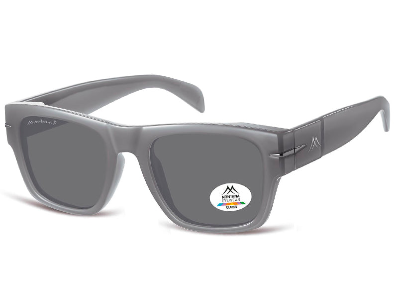 Montana MP189C sunglasses, 2025, shiny gray, acetate, for men + soft case