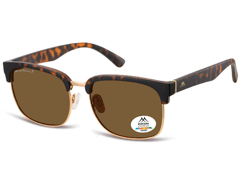 Ochelari de soare Montana MP192D, 2025, satin matt turtle, din Acetat, p/u barbati + husa moale