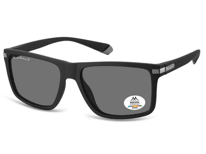 Ochelari de soare Montana MP197, 2025, matt black, din Acetat, p/u barbati + husa moale
