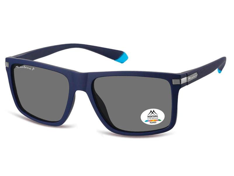 Ochelari de soare Montana MP197D, 2025, matt dark blue, din Acetat, p/u barbati + husa moale