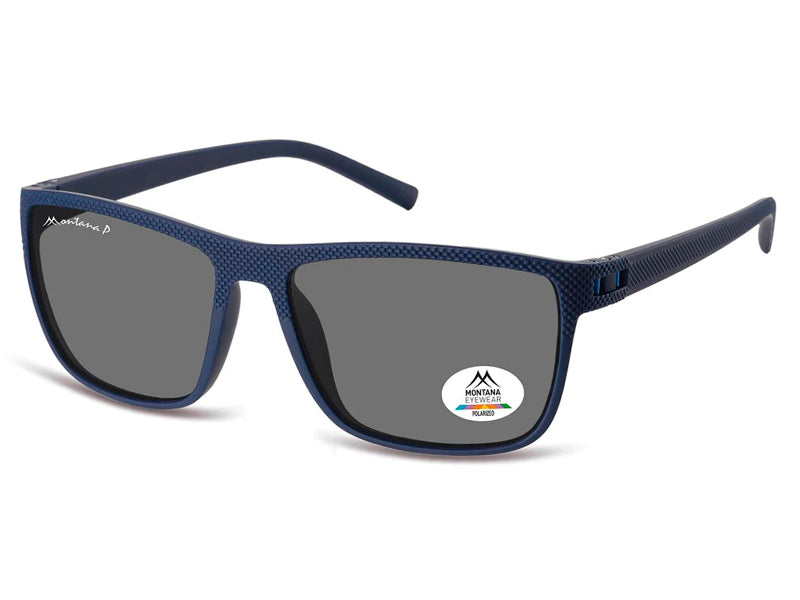 Ochelari de soare Montana MP198C, 2025, matt dark blue, din Acetat, p/u barbati + husa moale
