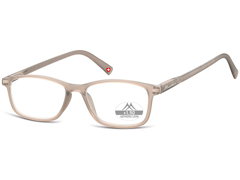Ochelari de citit Montana MR51C +2.00, 2025, matt grey, din Acetat, unisex + husa transparenta