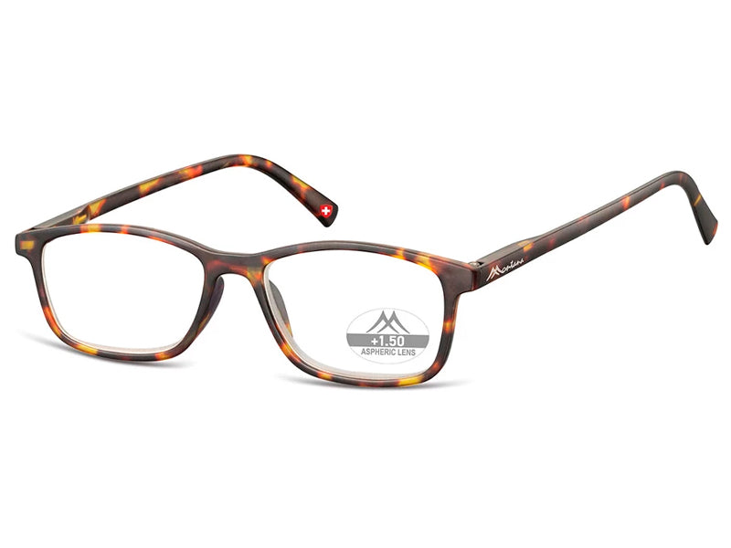 Montana MR51F +2.50 reading glasses, 2025, matt soft demi, acetate, for women + transparent case