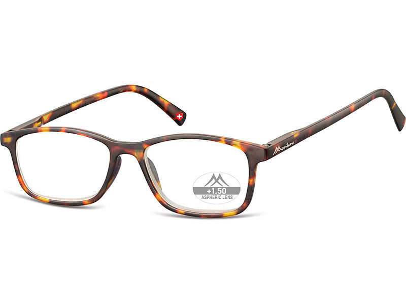 Montana MR51F +3.50 reading glasses, 2025, matt soft demi, acetate, for women + transparent case