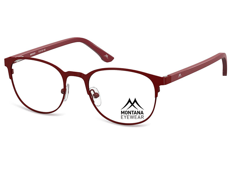 Rama optica Montana MM580D-51, 2025, matt dark red, din Metal, p/u femei